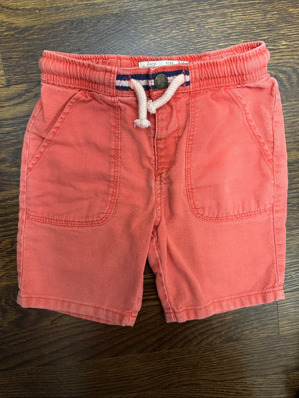 Zara Kids Shorts in Orange, Size: 3/4 years